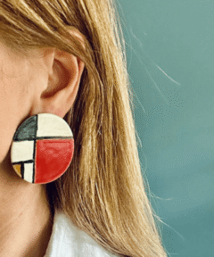 Alternative view of Geometric Earring IV