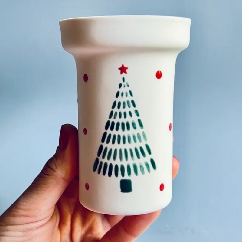 Christmas Tree Tall Coffee Mug - Image 4