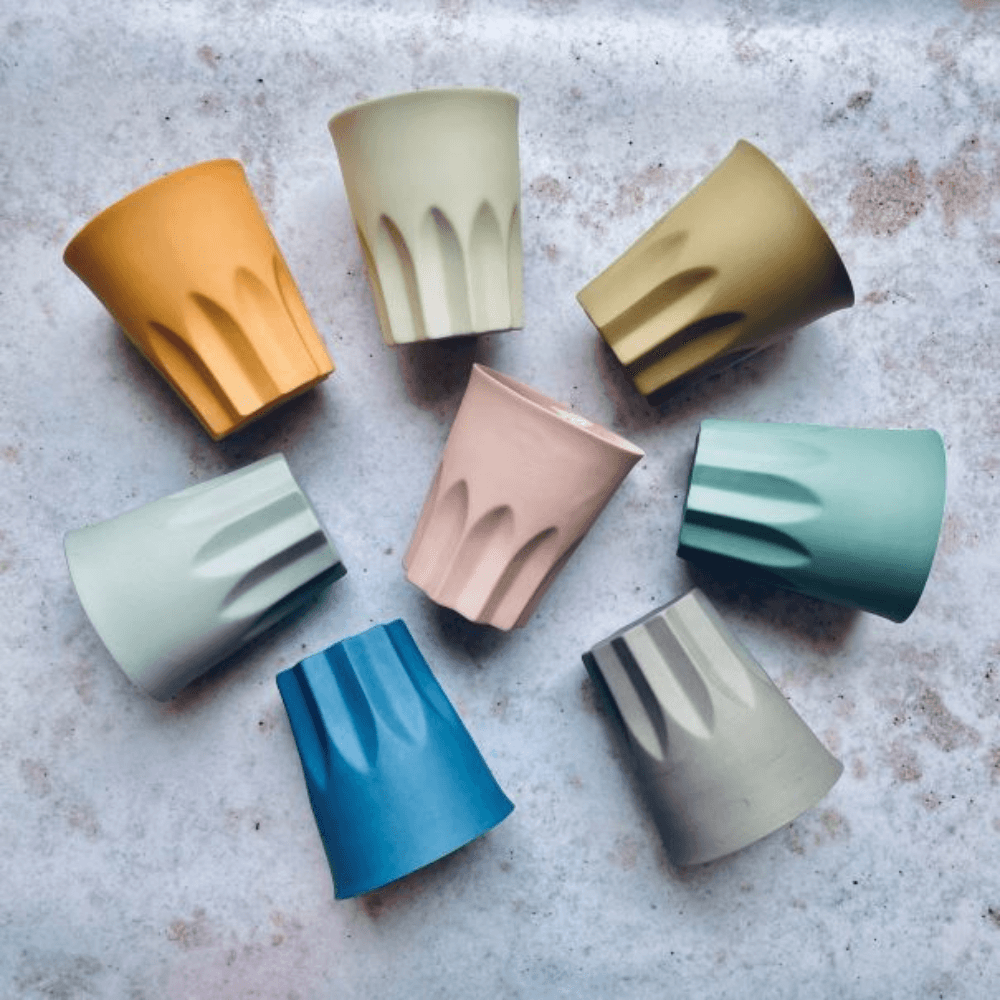 Handmade Arch Coffee Mug Petrol Green - Macaron