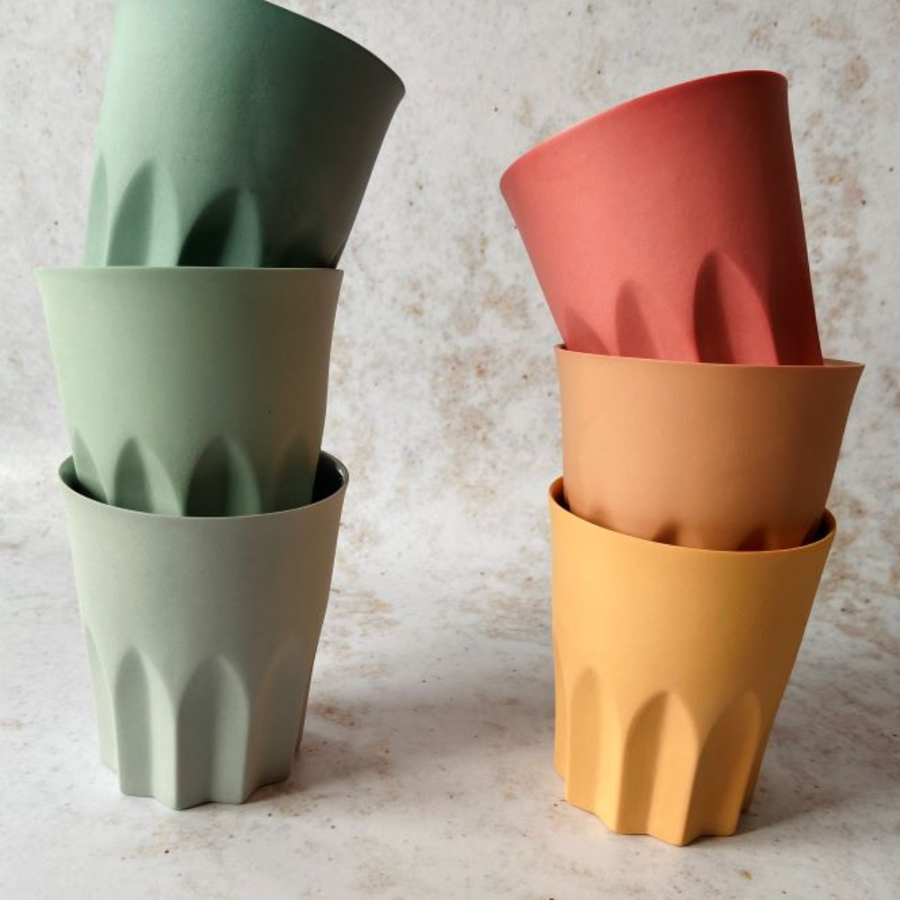 Handmade Arch Coffee Mug Petrol Green - Macaron