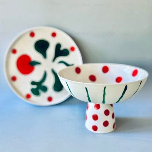 Alternative view of Medium Footed Serving Bowl