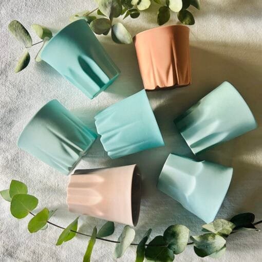 Alternative view of Macaron Crystal Coffee Cups (Blue)