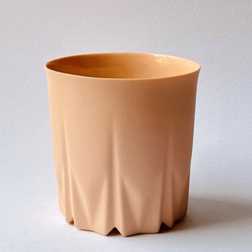 Alternative view of Macaron Crystal Coffee Cups (Orange)