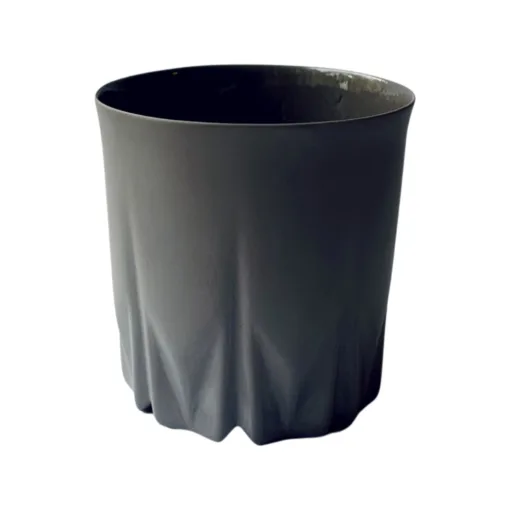 Macaron Crystal Coffee Cups (Dark Grey)