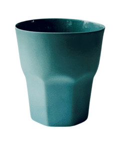 Petrol Green Porcelain Coffee Mug - Handmade