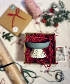 Porcelain Footed Serving Bowl - Macaron Collection (Macaron Mini Footed Bowl II)