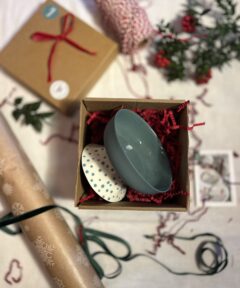 Porcelain Footed Serving Bowl - Macaron Collection (Macaron Mini Footed Bowl II)