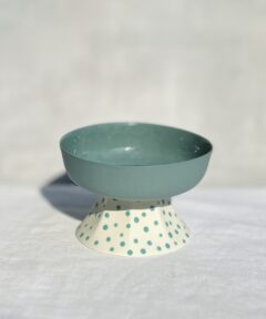 Porcelain Footed Serving Bowl - Macaron Collection (Macaron Mini Footed Bowl II)