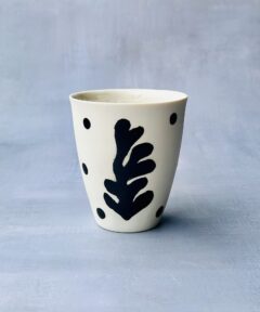 Black Coral Long Coffee Mug
