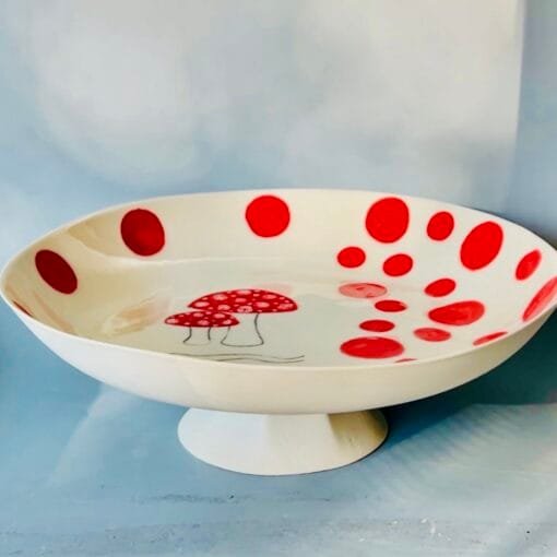 Alternative view of Large Footed Serving Plate