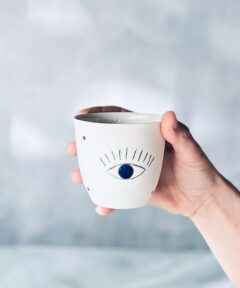 Alternative view of Evil Eye Coffee Mug