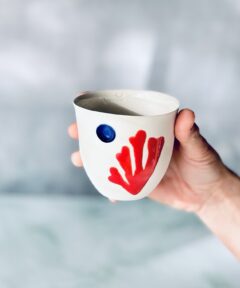 Alternative view of Coral Coffee Mug Red