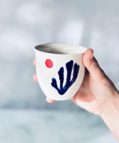 Alternative view of Coral Coffee Mug Blue