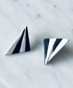 Black&White Triangle Earring