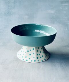 Footed Mini Green Serveware