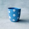 Polka White Dots Blue Coffee Mug