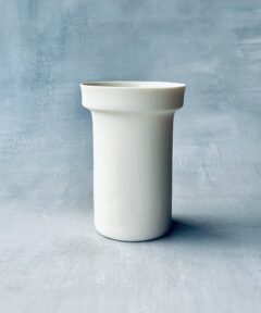 Pure White Long Coffee Mug/Vase