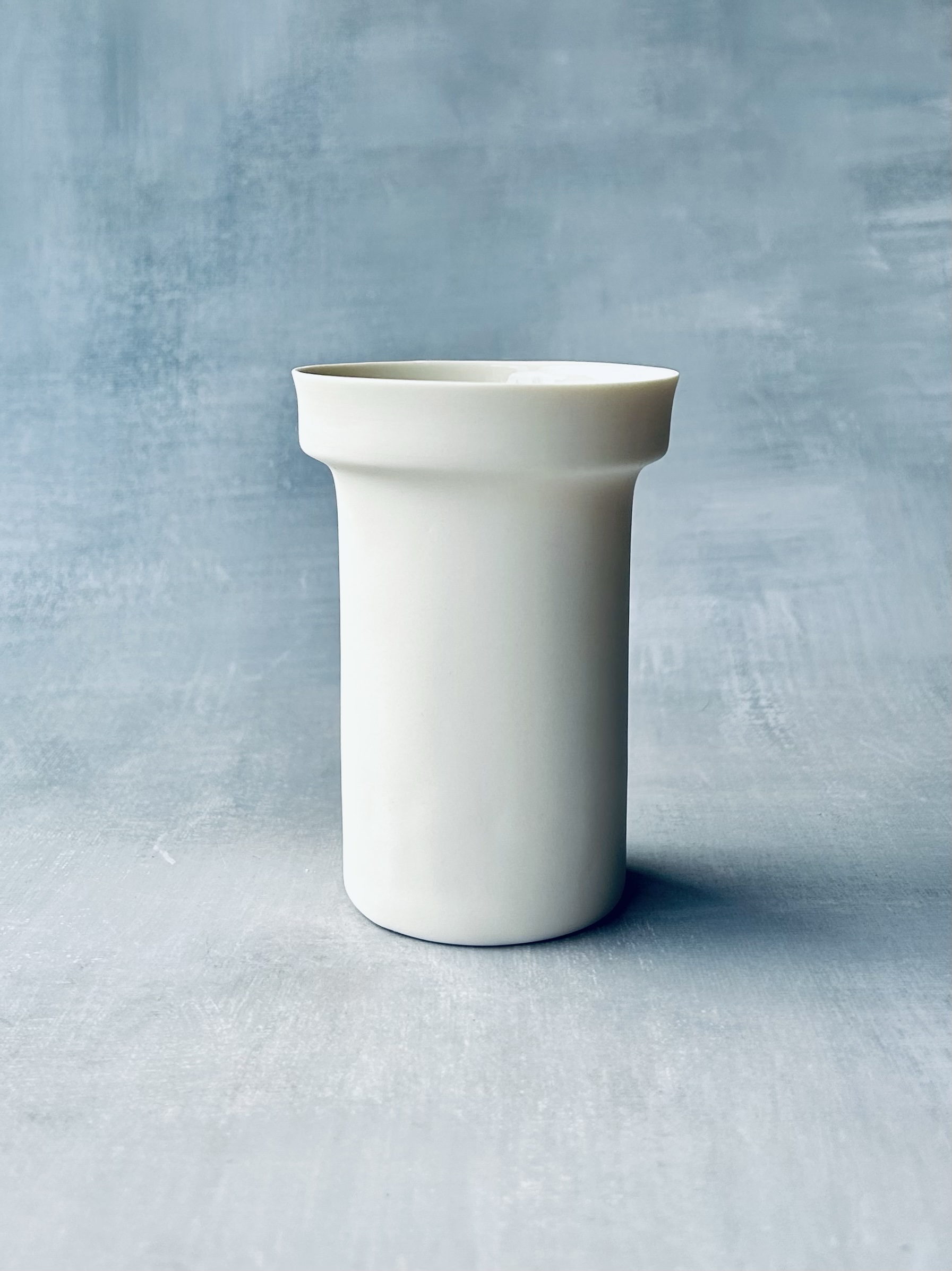 Pure White Long Coffee Mug/Vase